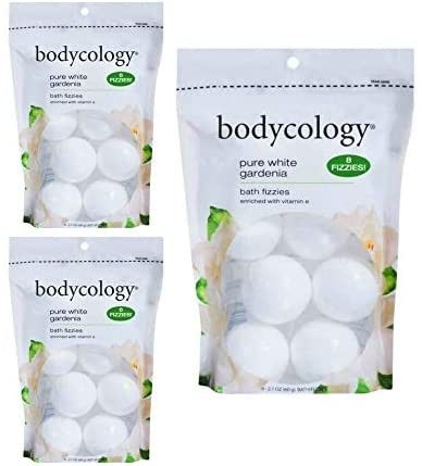 Bodycology Pure White Gardenia Bath Soak Fizzies Bombs 8 - 2.1 Oz Balls (3 Pack) Amazon Finds  | Amazon (US)