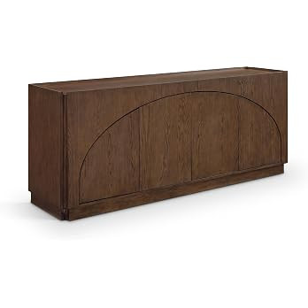 Meridian Furniture 77054Brown Everson Collection Mid-Century Modern Sideboard/Buffet with Rich Br... | Amazon (US)