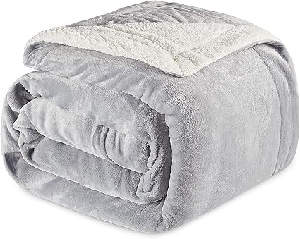 JinJeeo Sherpa Fleece Blanket Lightweight Super Soft Cozy Ultra Luxurious Plush Bed Blankets Wash... | Amazon (US)