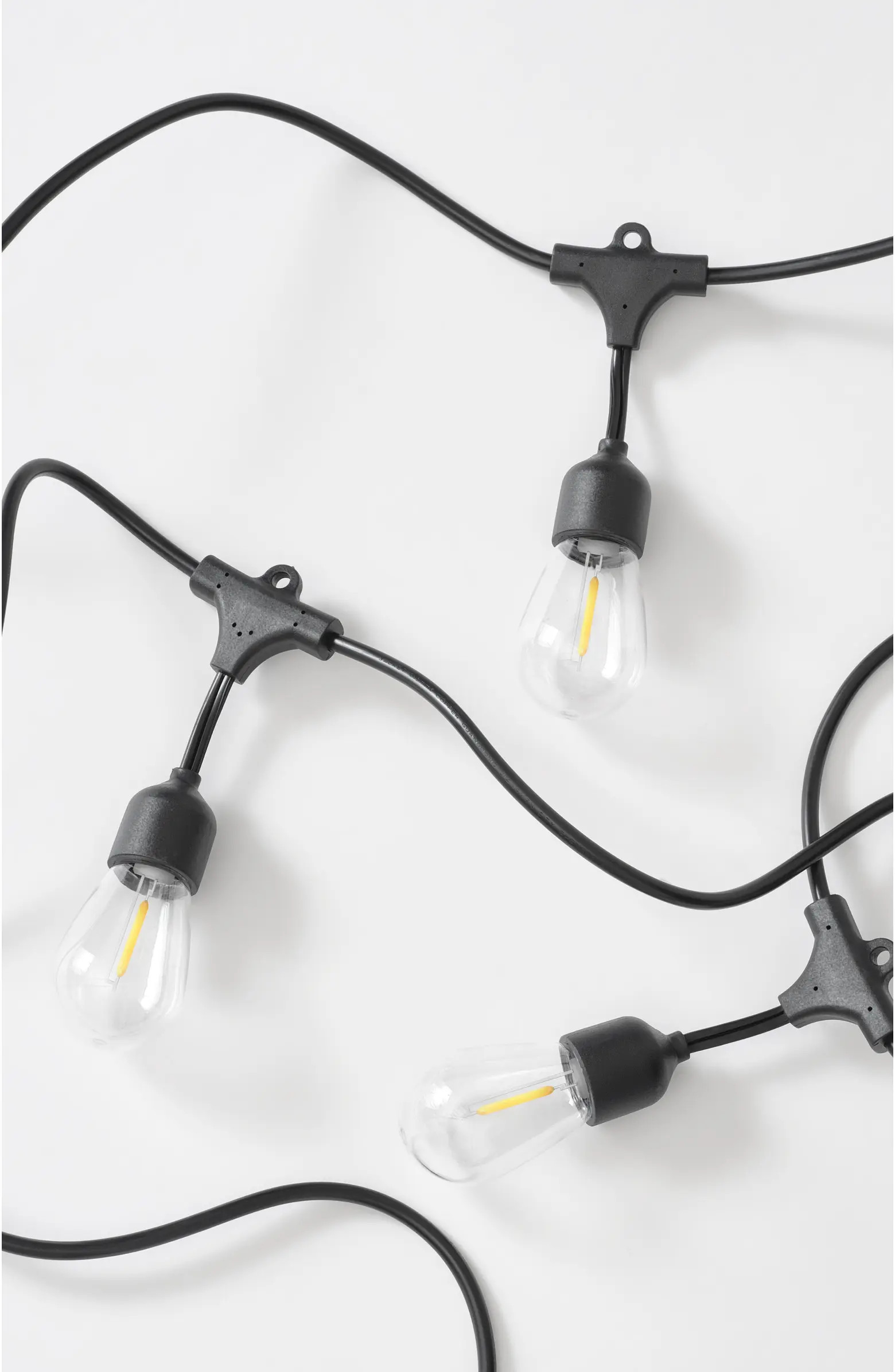 27 ft, 12 Light Solar Powered Heavy Duty LED Outdoor String Lights, Shatterproof and Weatherproof... | Nordstrom