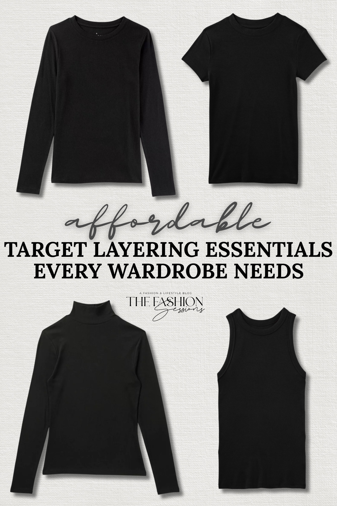 Build the perfect layered look without breaking the budget. These affordable Target essentials are versatile, comfy, and made to mix‑and‑match with every wardrobe. 
Slim Fit Long Sleeve Top | Slim Fit Short Sleeve Ribbed T-Shirt | Long Sleeve Ribbed Turtleneck Top | Slim Fit Ribbed Tank Top | wardrobe essentials | closet capsule 

 #LTKSeasonal #LTKOver40 #LTKFindsUnder50
