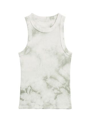 Fitted Tie-Dye Ribbed Tank | Banana Republic (US)