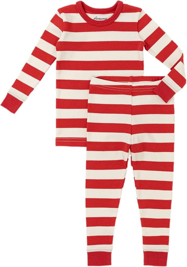 AVAUMA Toddler Pajamas Baby Boys Girls Pajama Set 6M-10Y Kids Cute Snug fit Christmas Pattern Des... | Amazon (US)