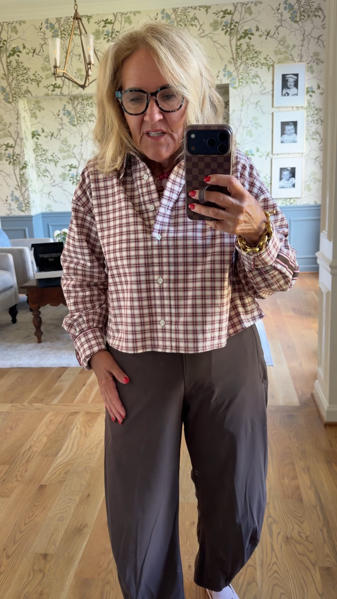 Pants size 10 petite
Blouse size small 
Loafers I did size down and they have stretched a bit. 
The burgundy necklace doesn’t launch until tomorrow night
Travel pants, no wrinkle pants, viral pants Ruti pants

#LTKOver40 #LTKootd #LTKTravel