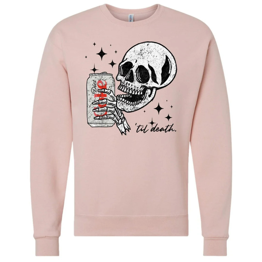 'Til Death Diet Coke' Crewneck Sweatshirt | United Monograms