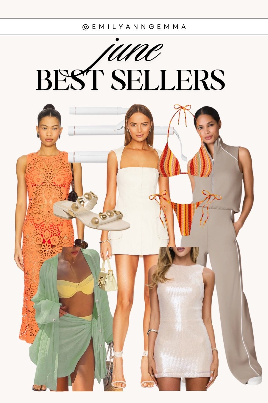 June best sellers! Your most loved of the month 🧡

Spanx loungewear, sequin mini dress, green Amazon coverup, Monday bikini, Orange crochet dress, summer sandals, and hair curler. 

 #LTKShoeCrush #LTKFindsUnder100 #LTKStyleTip