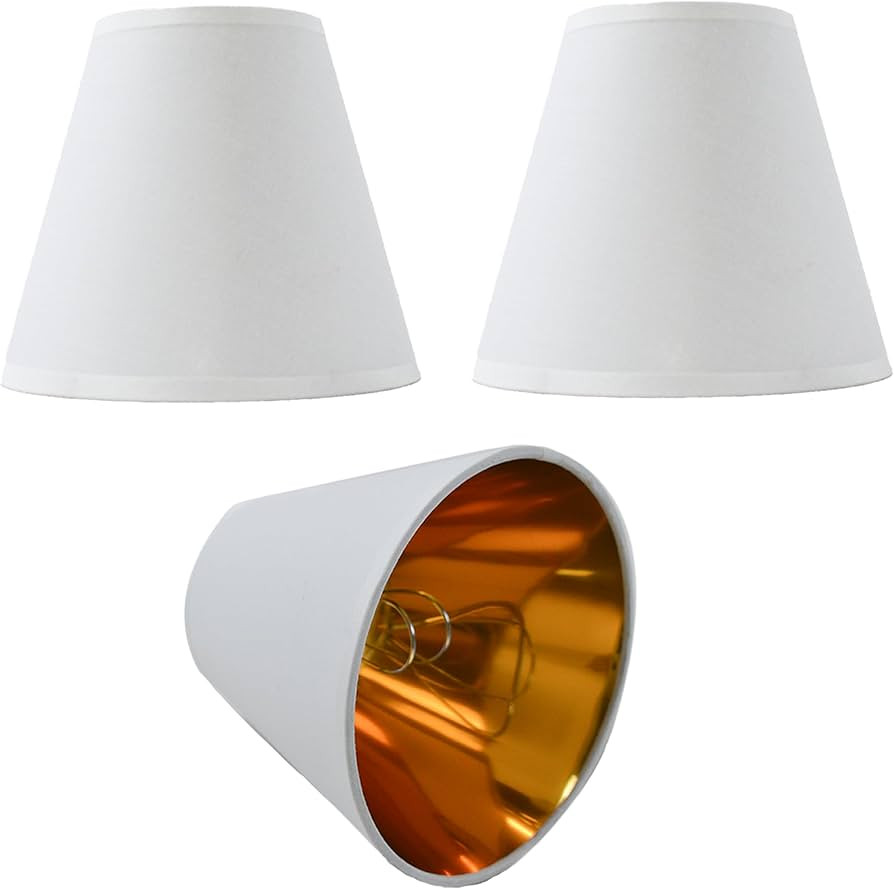 TAaMTYH small lamp shade chandelier shades set of 3，Fabric Lampshade for Wall Lamp，chandelier... | Amazon (US)