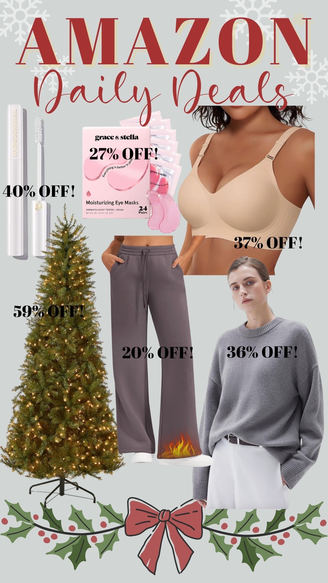 Here are a few Black Friday deals from Amazon! Can you believe this Christmas tree is 59% off????

#LTKSaleAlert #LTKGiftGuide #LTKHoliday