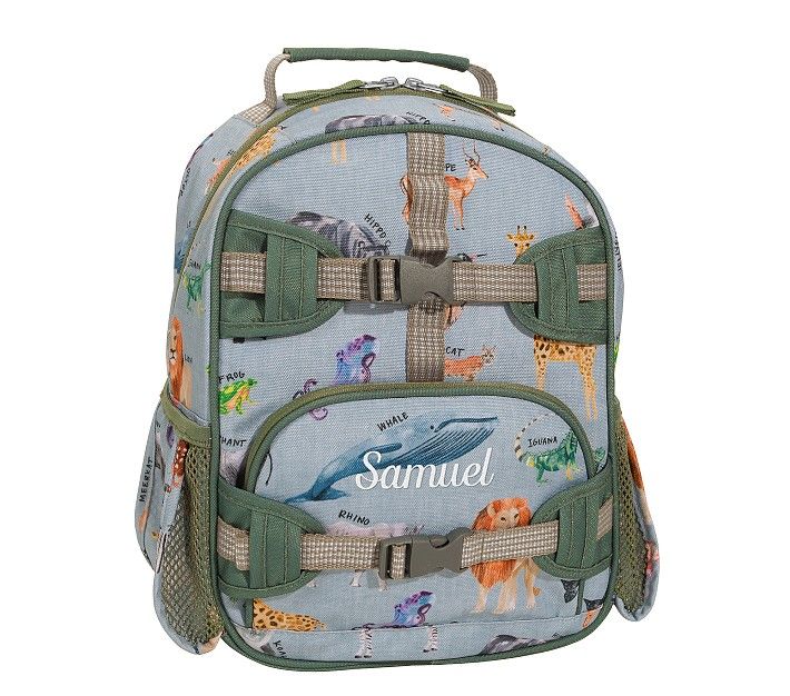 Mackenzie Brendan Safari Animals Backpacks | Pottery Barn Kids