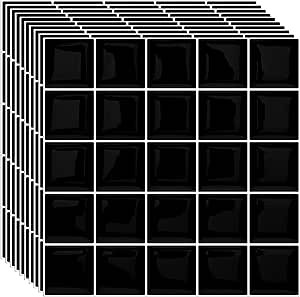 XFasten Square Peel and Stick Backsplash for Kitchen 10pcs 12” x 12” + Cutter 3D Black Backsp... | Amazon (US)