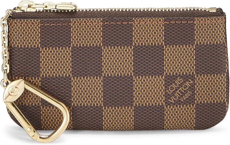 Amazon.com: Louis Vuitton, Pre-Loved Damier Ebene Pochette Clefs, Brown : Luxury Stores | Amazon (US)