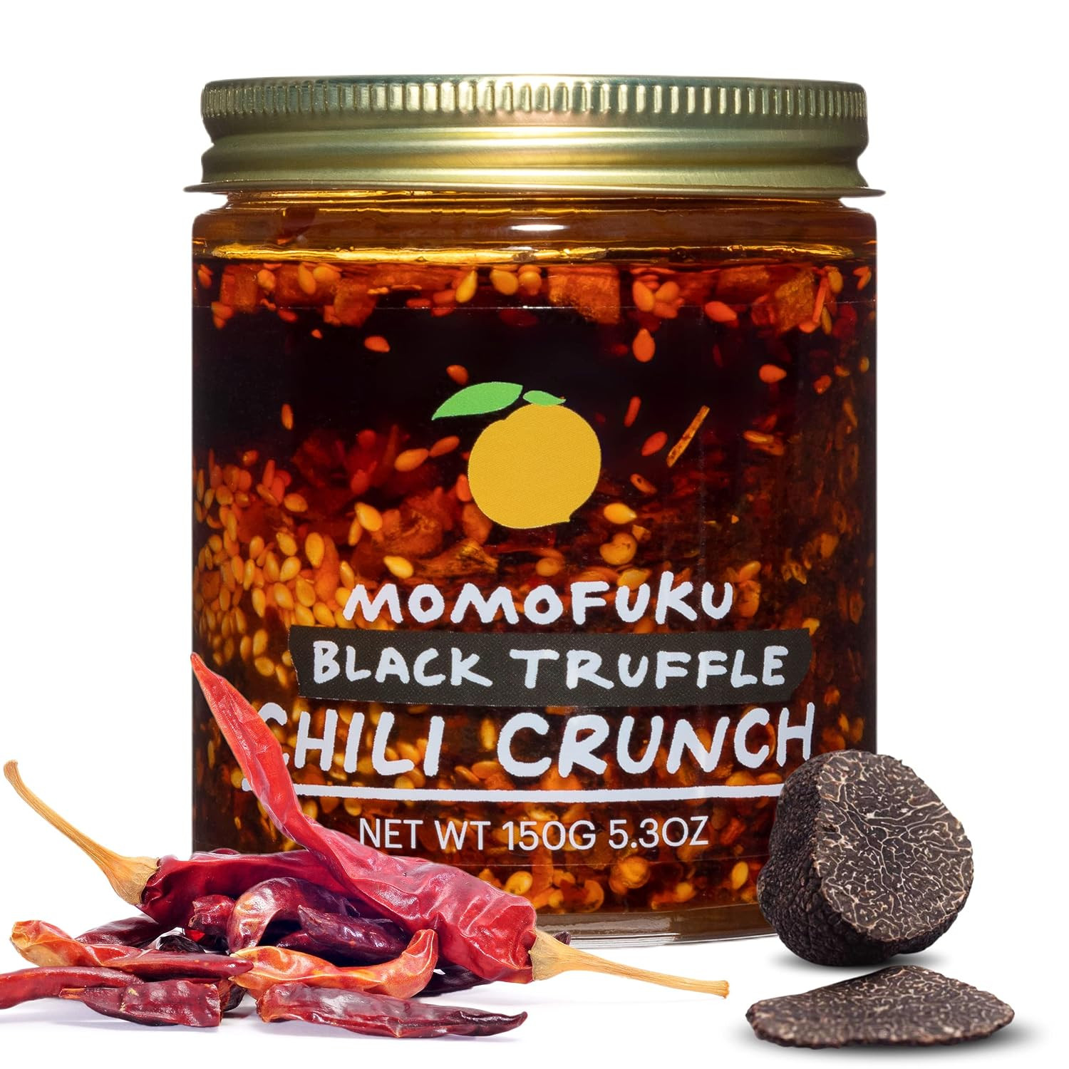 Momofuku Black Truffle Chili Crunch by David Chang, Chili Oil with Crunchy Garlic and Shallots, S... | Amazon (US)