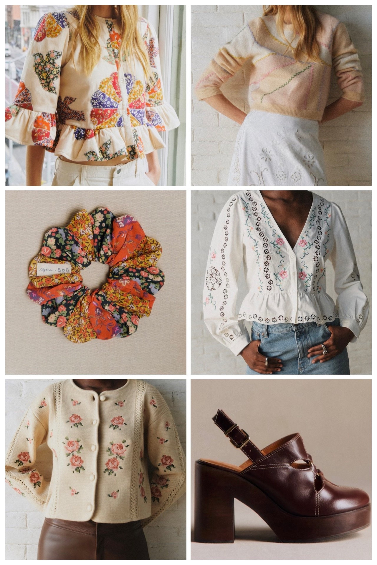 This beautiful collection just launched today. 
Sea NY x Sézane, floral jacket, embroidered jacket, floral sweater, clogs, floral blouse, hair accessories

#LTKSeasonal #LTKFindsUnder50