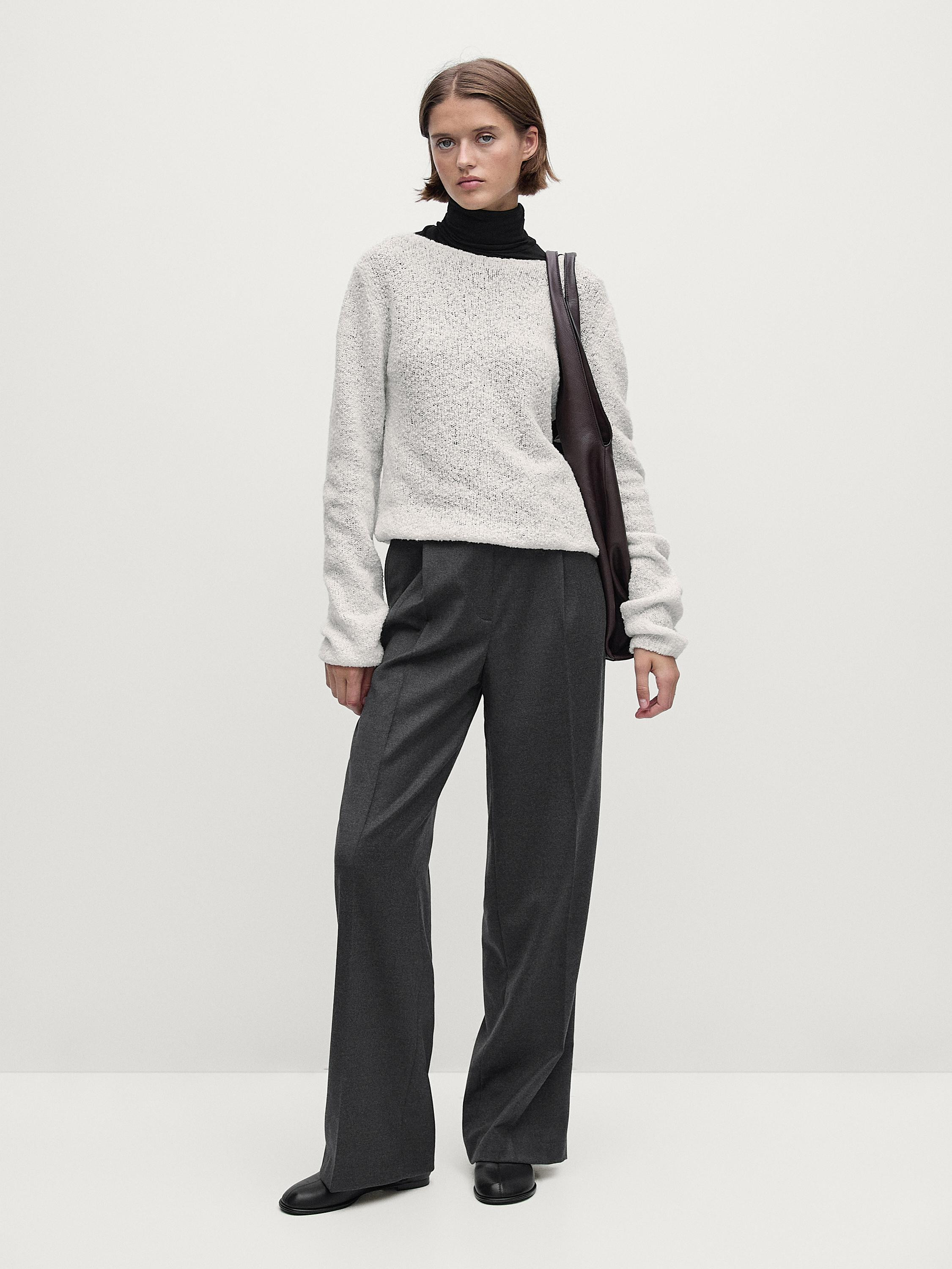 Cool wool pleated trousers £119.00  -35% * £75.95  Add to basket  SELECT SIZE Trousers made of ... | Massimo Dutti UK