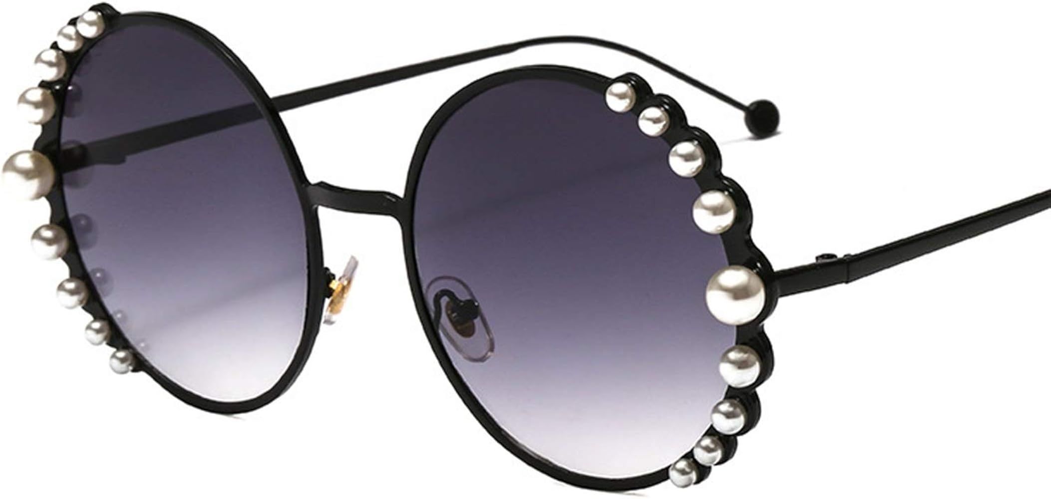 Round Pearl Sunglasses | Amazon (US)