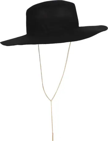 Faye Chain Felted Wool Bolero Hat | Nordstrom