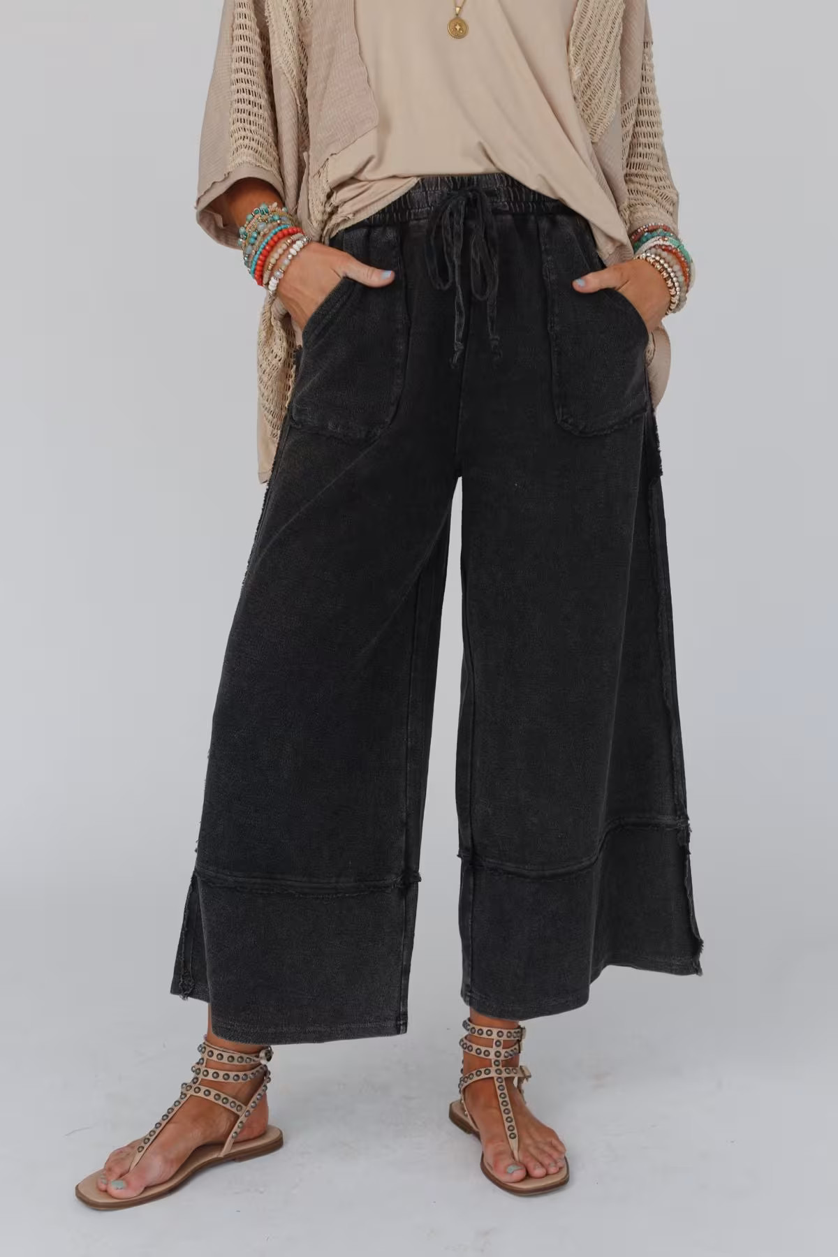 Easy Going Wide Leg Palazzo Pant — Three Bird Nest | Three Bird Nest