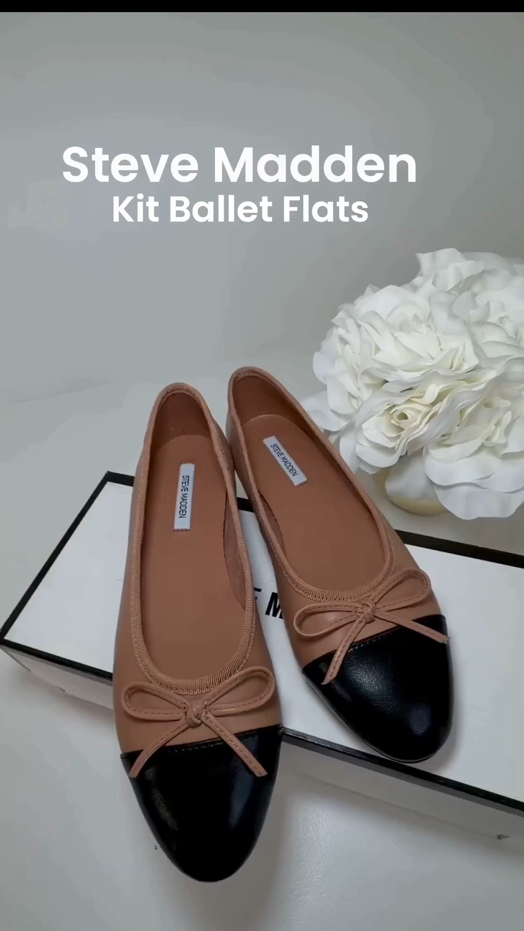 Perfect ballet flats for fall 
@Steve Madden US 
Beautiful color, soft leather and very comfortable! 
TTS. 

#stevemadden #flats #fall #ad