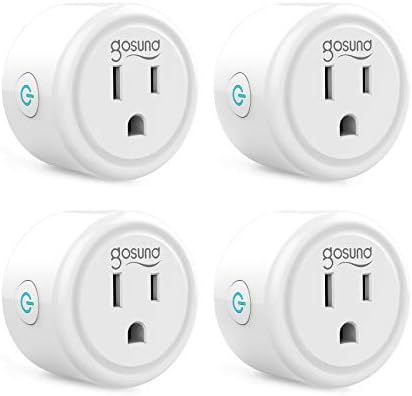 Smart Plug, Gosund Mini WiFi Outlet Works with Alexa, Google Home, No Hub Required, Remote Contro... | Amazon (US)