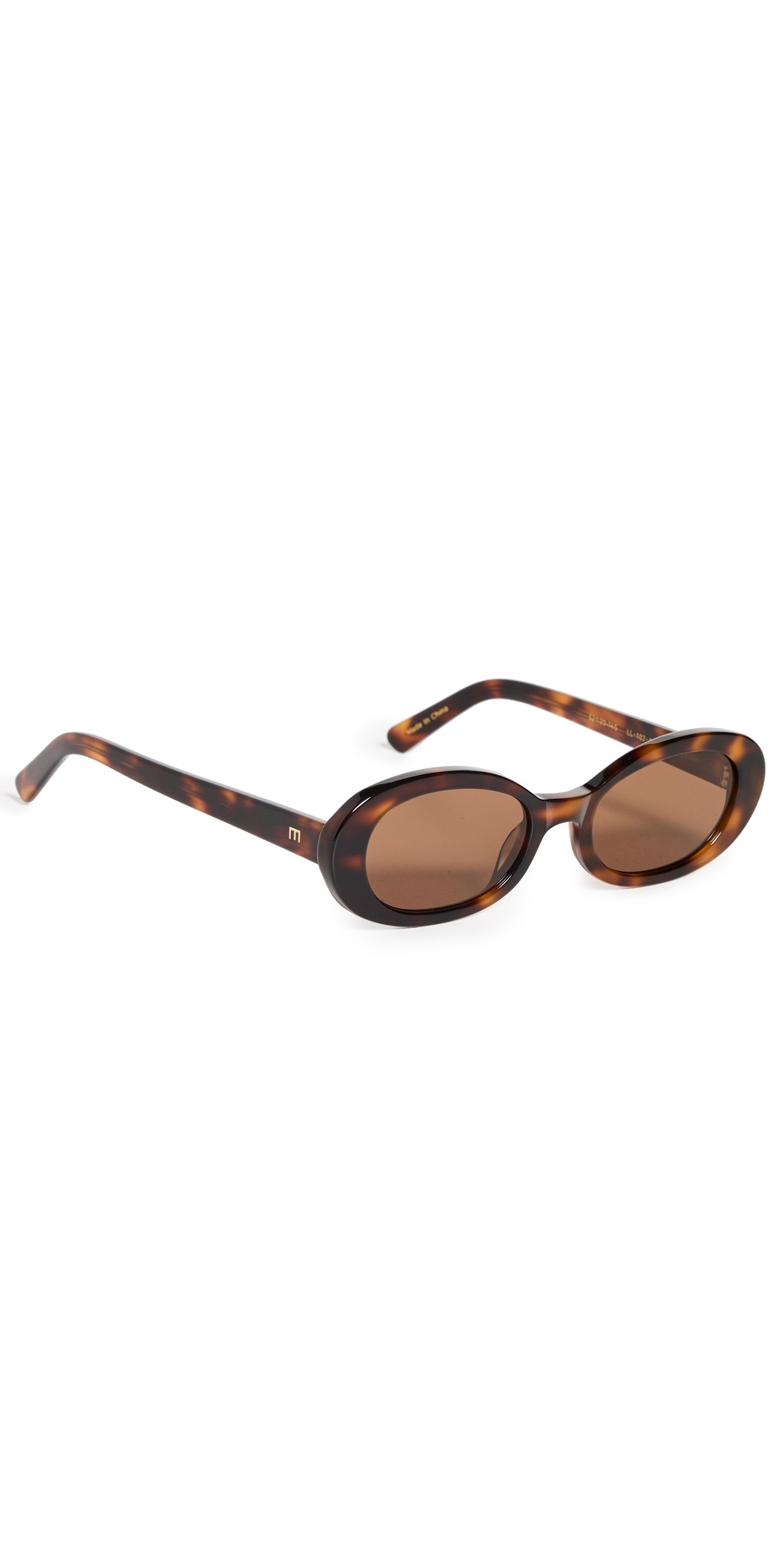 Elisa Johnson Lyric Leigh Sunglasses Brown Tortoise One Size | Shopbop