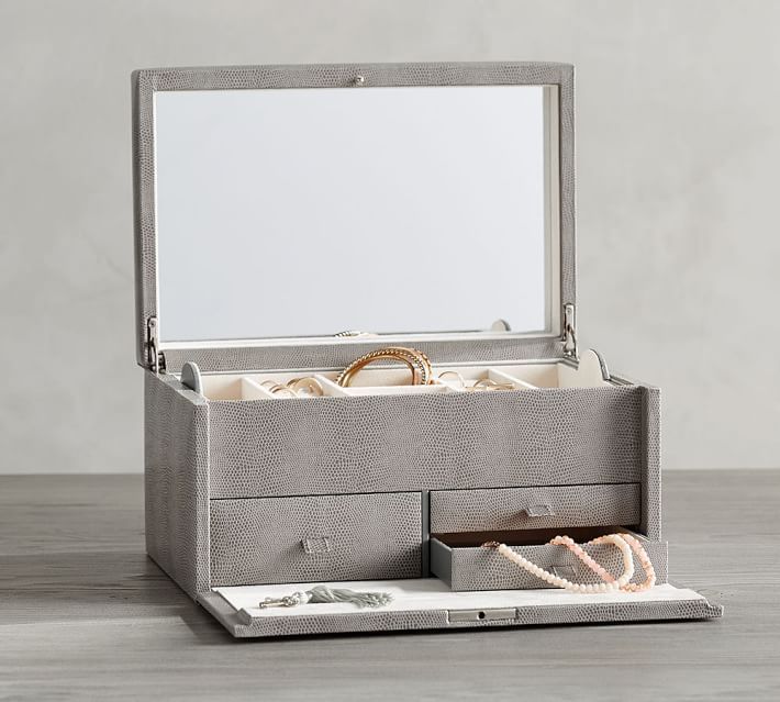 Mckenna Personalized Jewelry Box - Large | Pottery Barn (US)