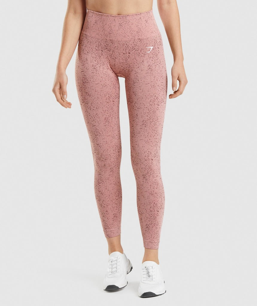 Gymshark Adapt Fleck Seamless Leggings - Paige Pink | Gymshark (Global)