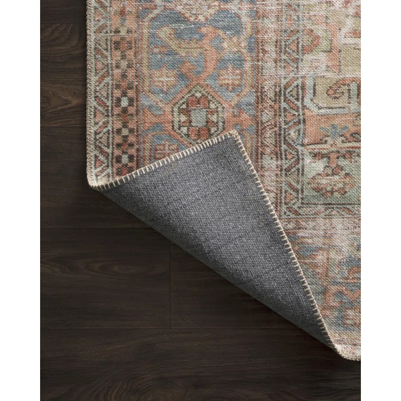 Skye Oriental Terracotta Area Rug | Wayfair North America