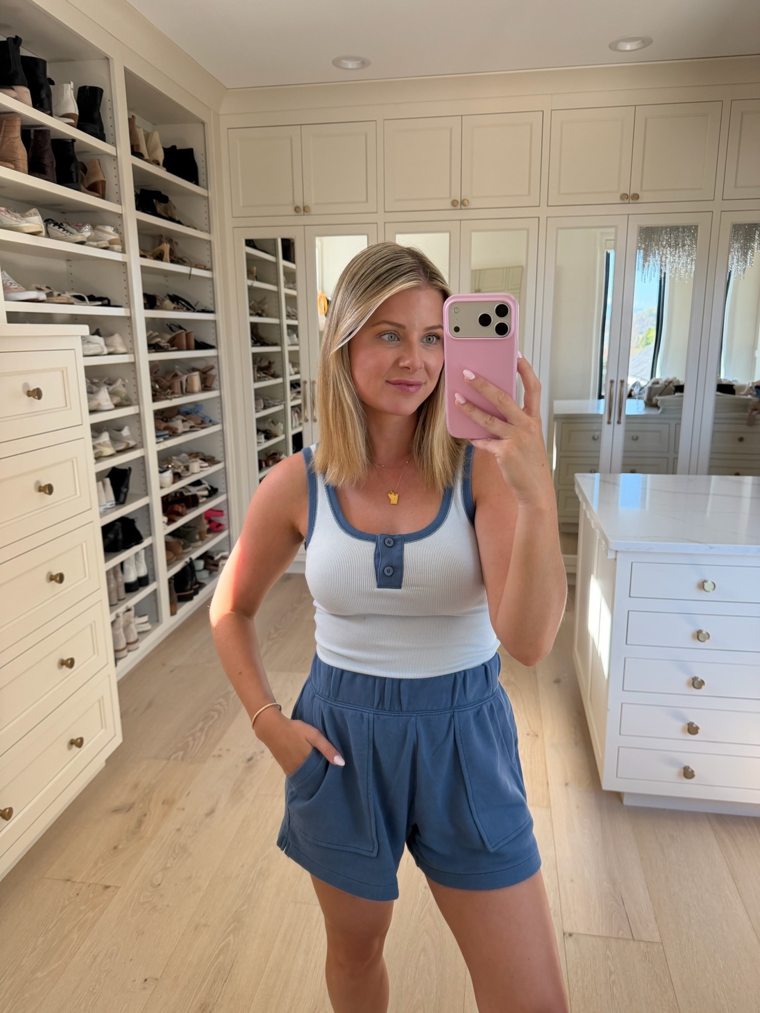 Lounge outfit for around the house, running errands or for a travel day! These shorts are so soft and comfy✨ I’m wearing a small I’m the top & bottoms! 

#LTKootd #LTKgrwm #LTKTravel