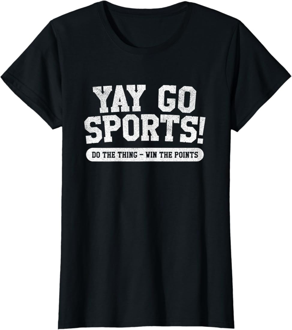 Yay Go Sports! Funny Sports T-Shirt | Amazon (US)