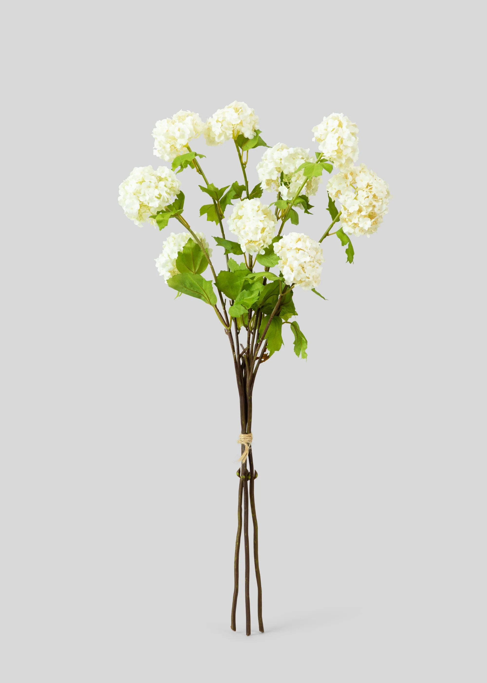 Flower Bundle of White Snowballs | Realistic Faux Flowers | Afloral | Afloral