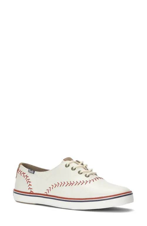 Keds® Champion Sneaker in Off White Leathe at Nordstrom, Size 9.5 | Nordstrom