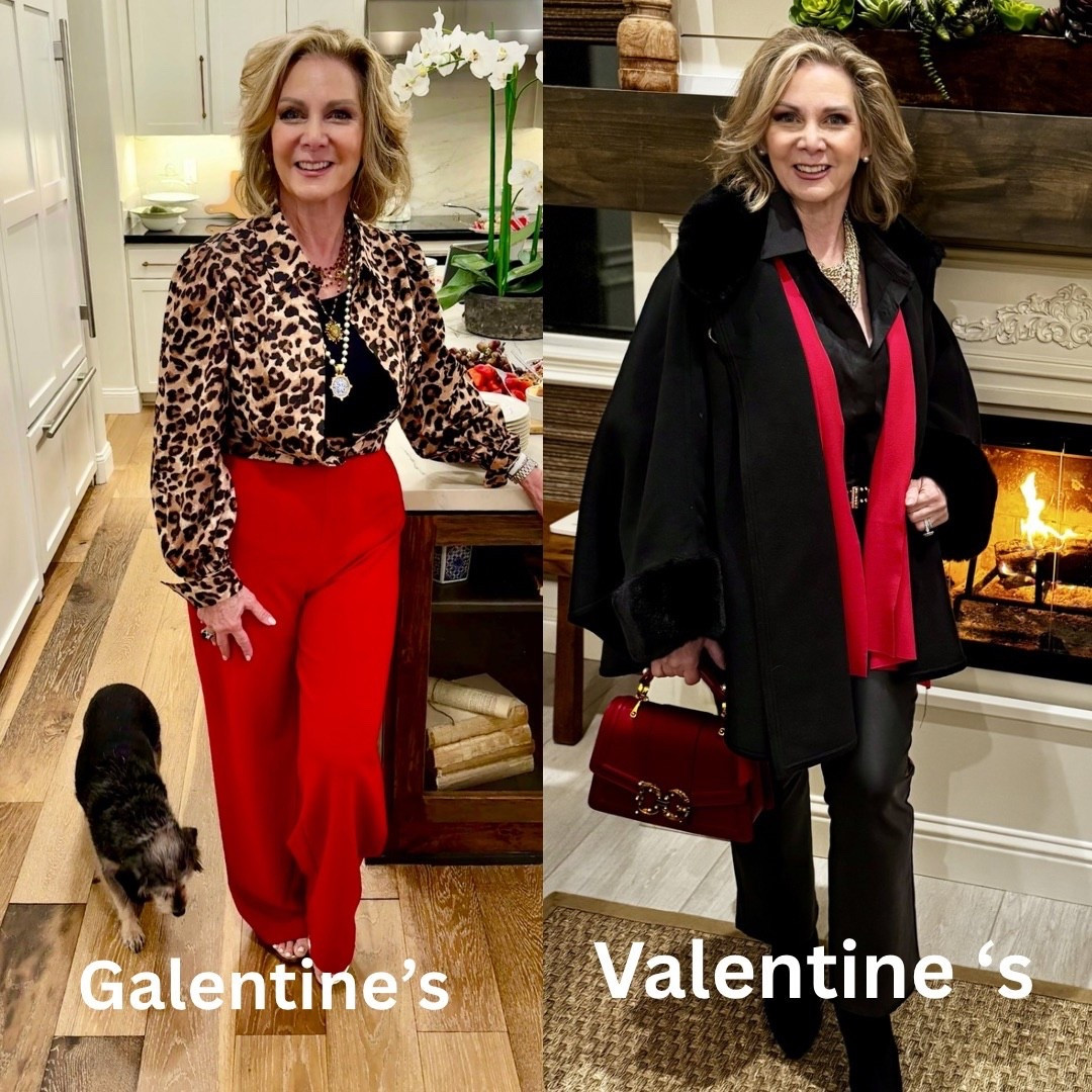 It was a red and black kind of year for Galentine’s and Valentine’s this year! ❣️

Galentine’s Look- Boston Proper with French Kande and Virgins, Saints and Angels necklaces. 

Valentine’s Look- older with Made in the Deep South Necklace ( Keep an eye out for them on Willow Tree) and J’Envie Red Cape ( Lisa15) 

#LTKOver40 #LTKPetite #LTKootd
