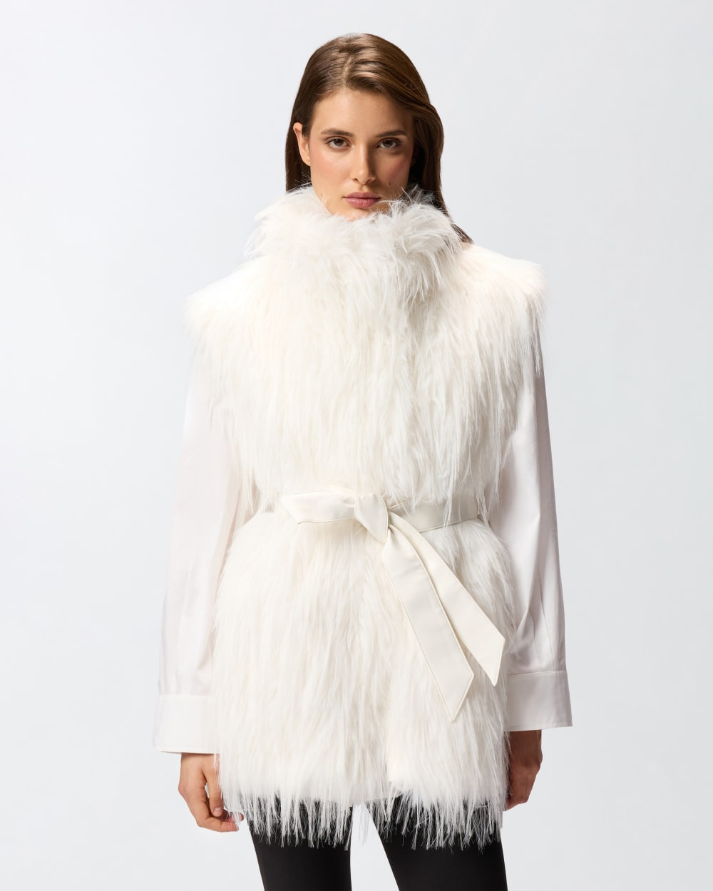 Faux fur vest | PINKO (Global)