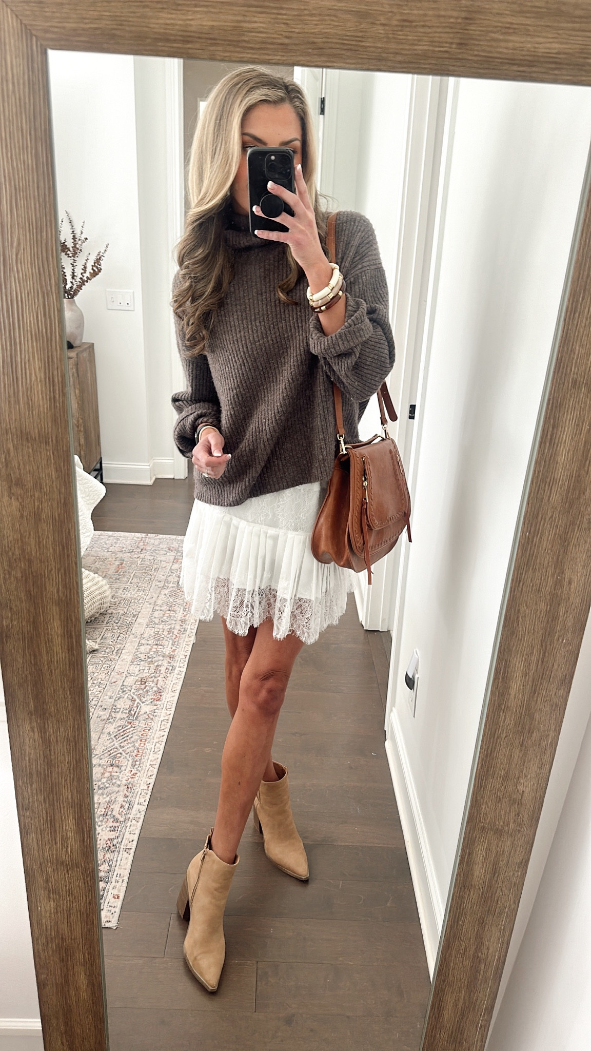 Had so many compliments on this skirt,  it’s the best piece for an oversized sweater paring! 


•
•
•
Sweater and boots, casual fall outfit ideas, ankle boots, blondo boots, dolce vita, waterproof boots, oversized cowl neck soft sweater 

#LTKStyleTip #LTKFindsUnder50 #LTKSeasonal