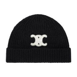 Triomphe cloche bucket hat in seamless cashmere | 24S (APAC/EU)