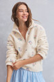 Selena Floral Quarter Zip Pullover | Francesca's