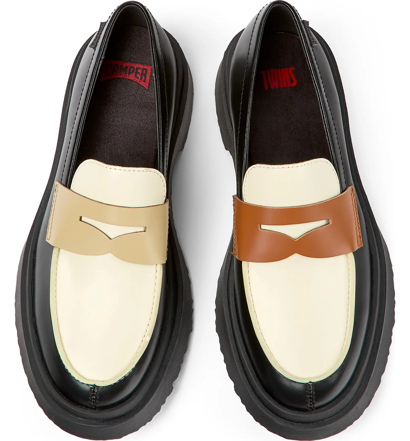 Camper Twins Mismatched Penny Loafer (Women) | Nordstrom | Nordstrom