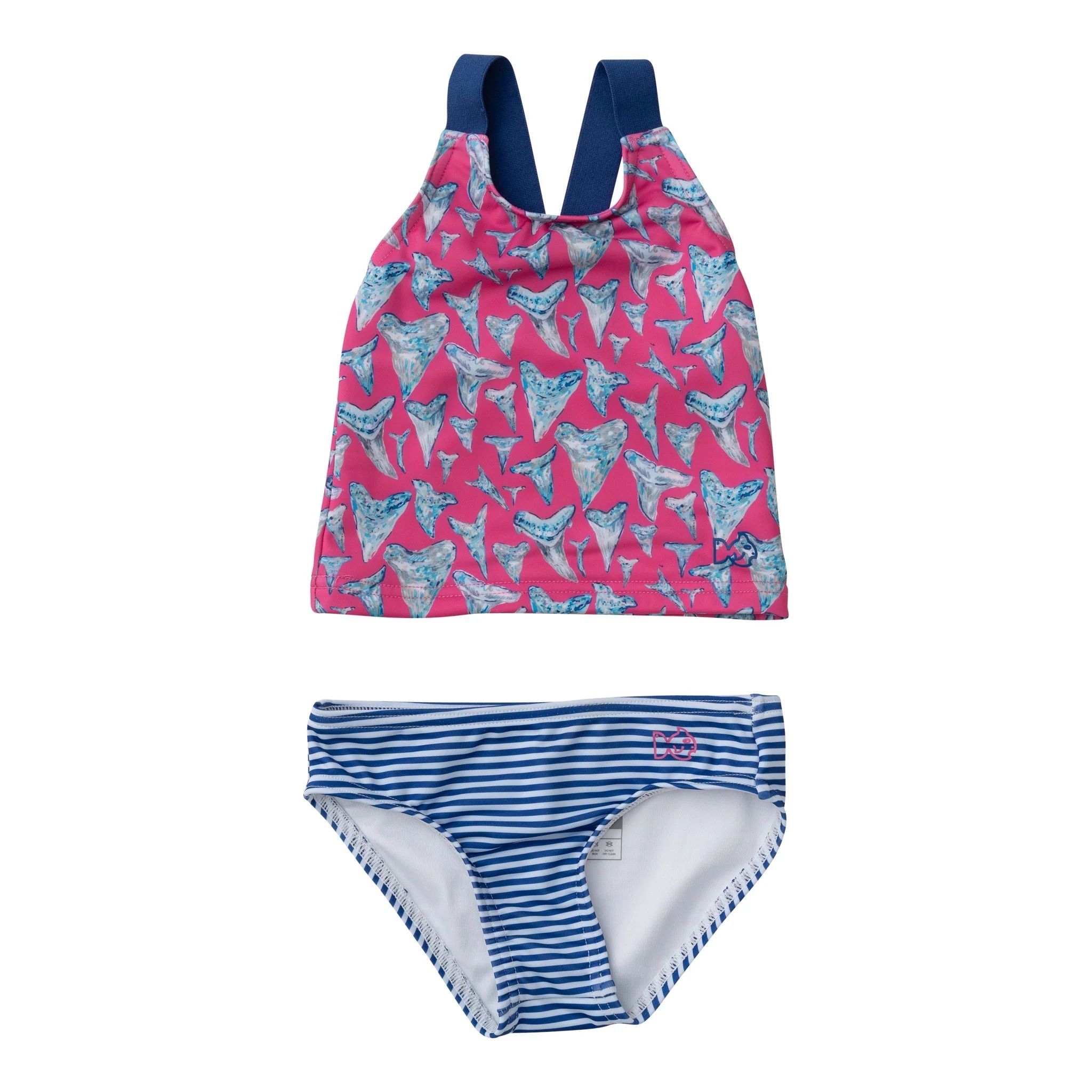 Tournament Time Tankini in Pink Sharks Tooth Print | PRODOH