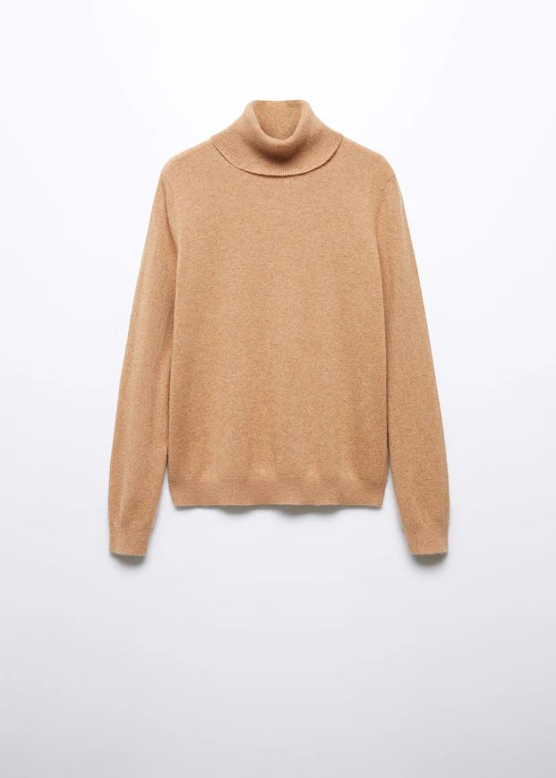 100% cashmere turtleneck sweater -  Women | Mango United Kingdom | MANGO (UK)