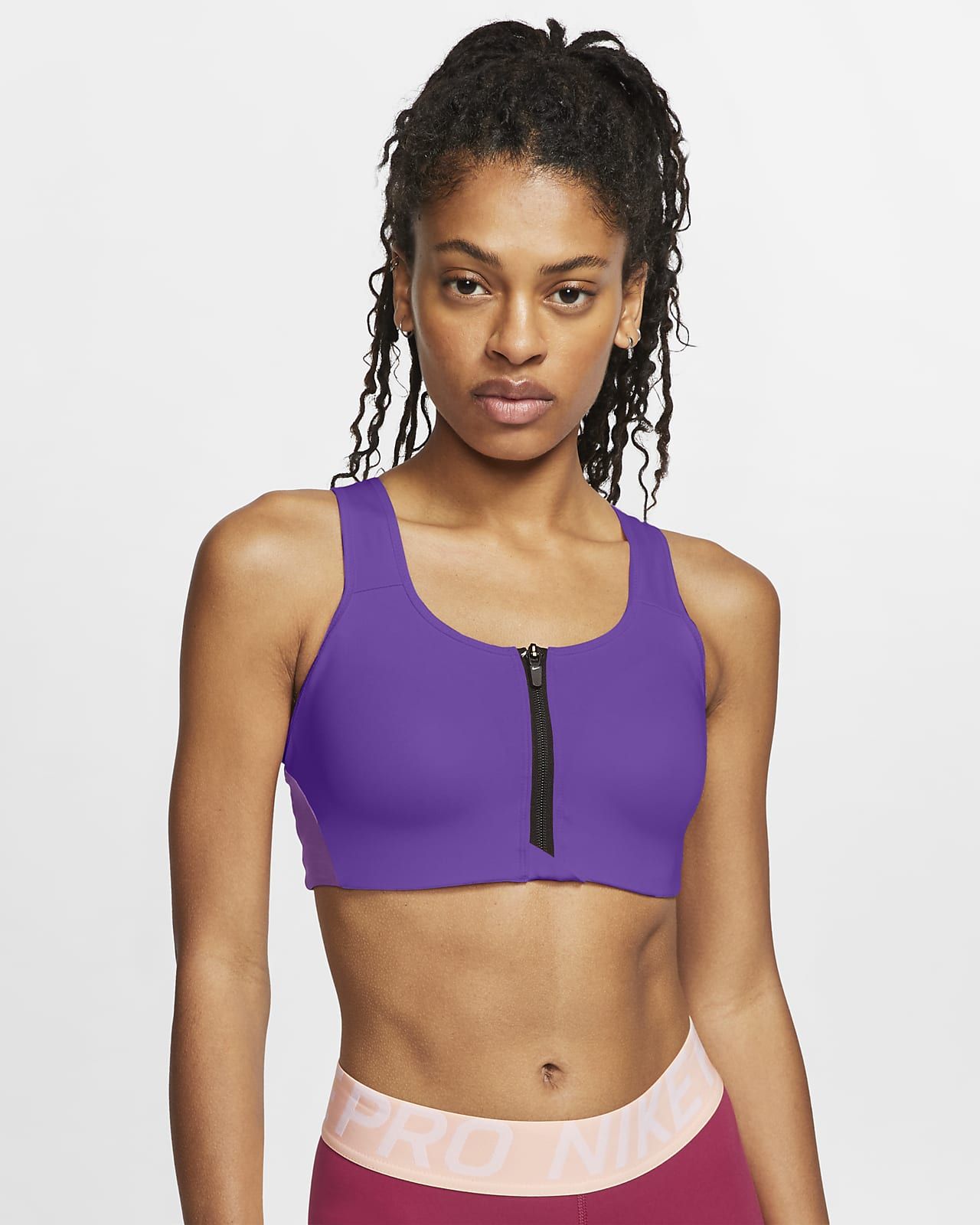Women's High-Support Padded Zip-Front Sports Bra | Nike (US)
