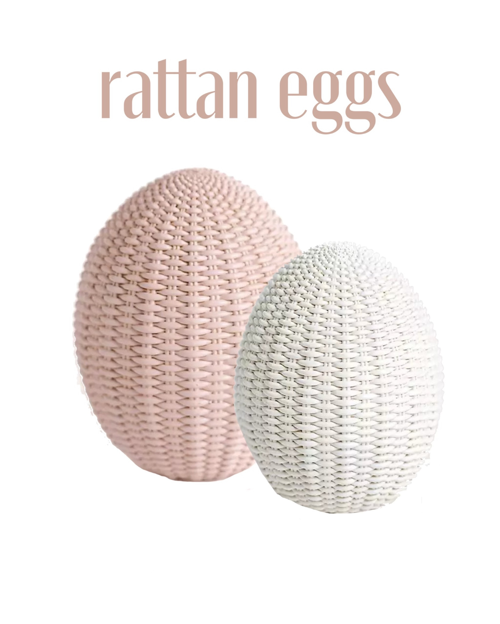 Easter decor rattan 