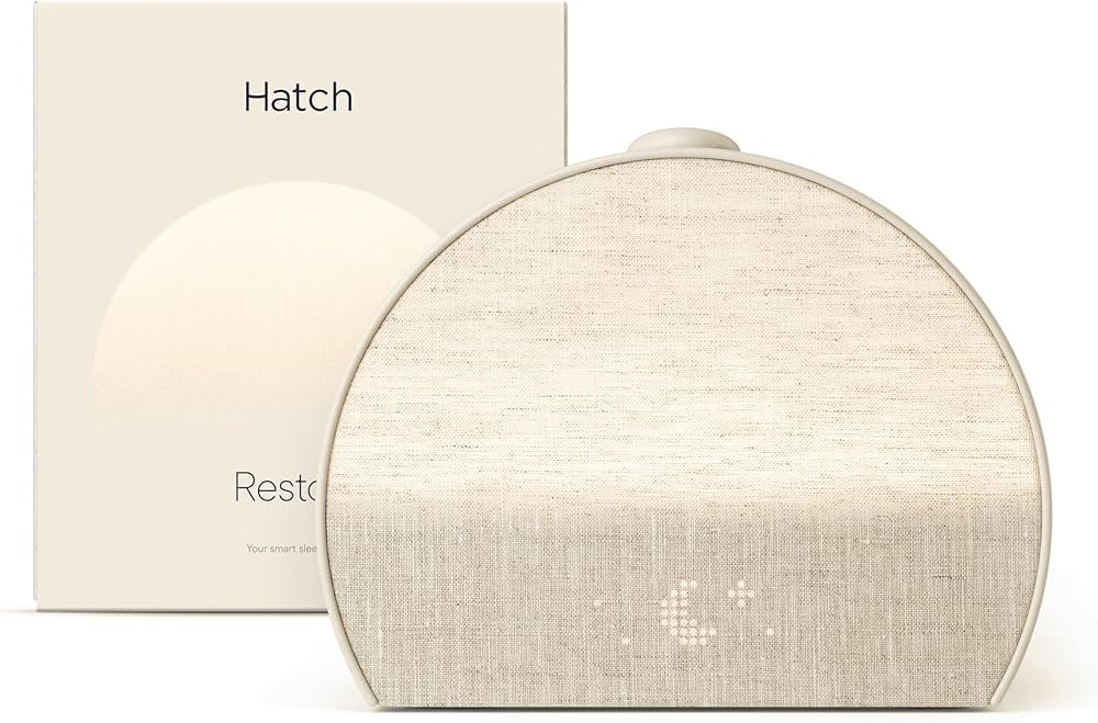 Hatch Restore 3 Sunrise Alarm Clock, Sound Machine, Smart Light (Putty) - White Noise, Screen-Fre... | Amazon (US)