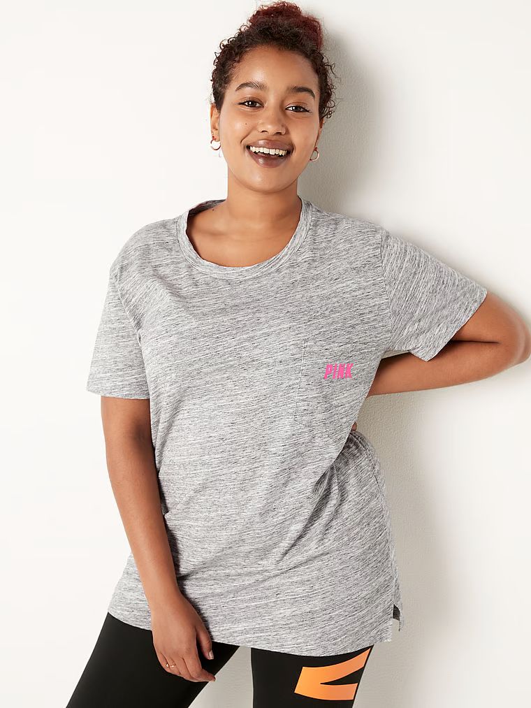 Campus Short Sleeve Tee - PINK | Victoria's Secret (US / CA )