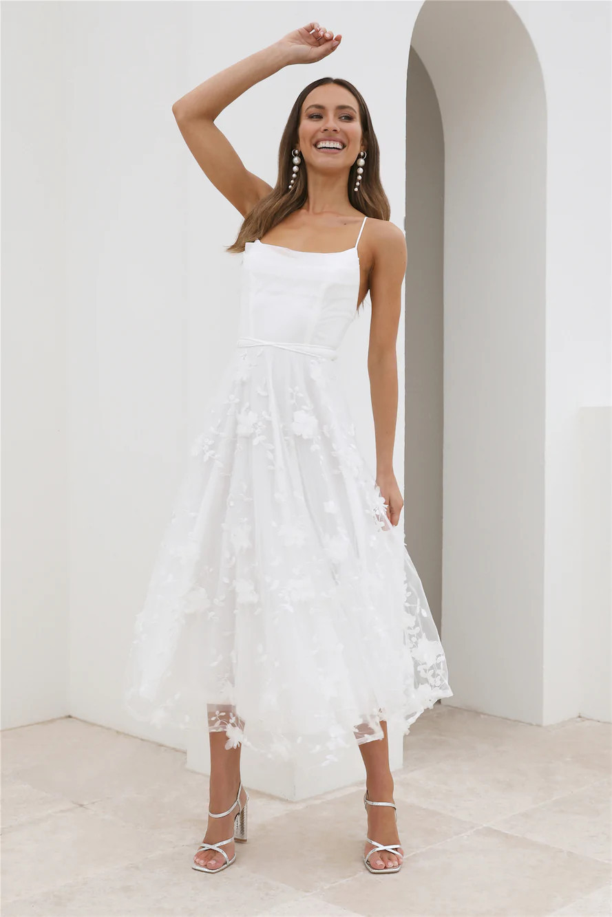 HELLO MOLLY Beautiful Minds Dress White | Hello Molly (AU)