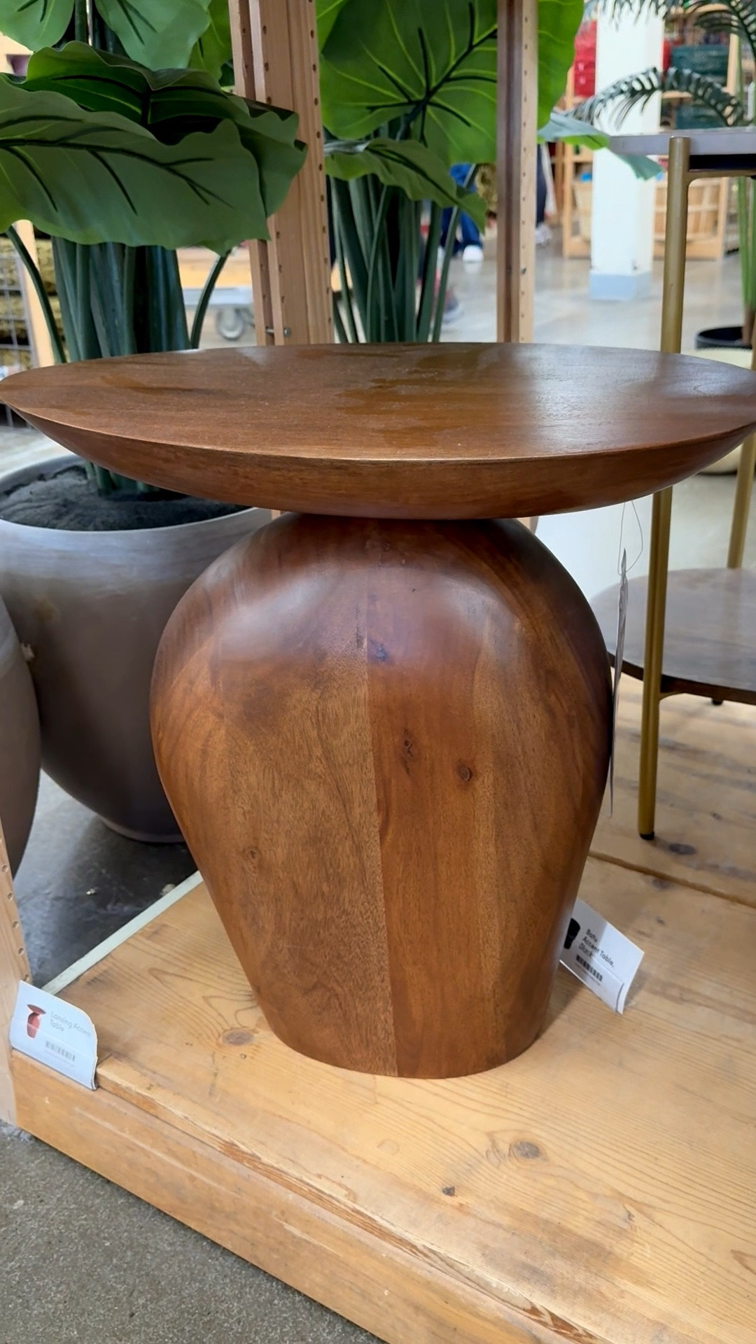This side table has a modern look, yet feels earthy with its hazelnut-hued wood. It features an asymmetrical design giving it a unique, one-of-a-kind look. It’s perfect as an accent table between two chairs, as a perch for a potted plant or sculpture, or as a cozy spot for a vignette.

And if you’re a mosaic artist this would be a fun substrate for your tile work. For mosaic tips, tutorials + inspiration please visit my YouTube channel: YouTube.com/julieweilbacher, and follow @julieweilbacher on Instagram.

#sidetable #accenttable #woodtable #modernsidetable #worldmarket #mosaic #woodsidetable #smallspacefurniture #furniture #apartmentfurniture

#LTKHome