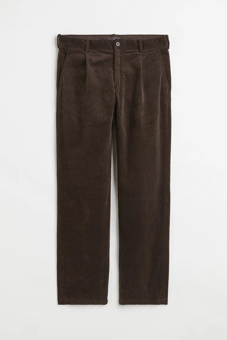 Regular Fit Corduroy Pants | H&M (US)