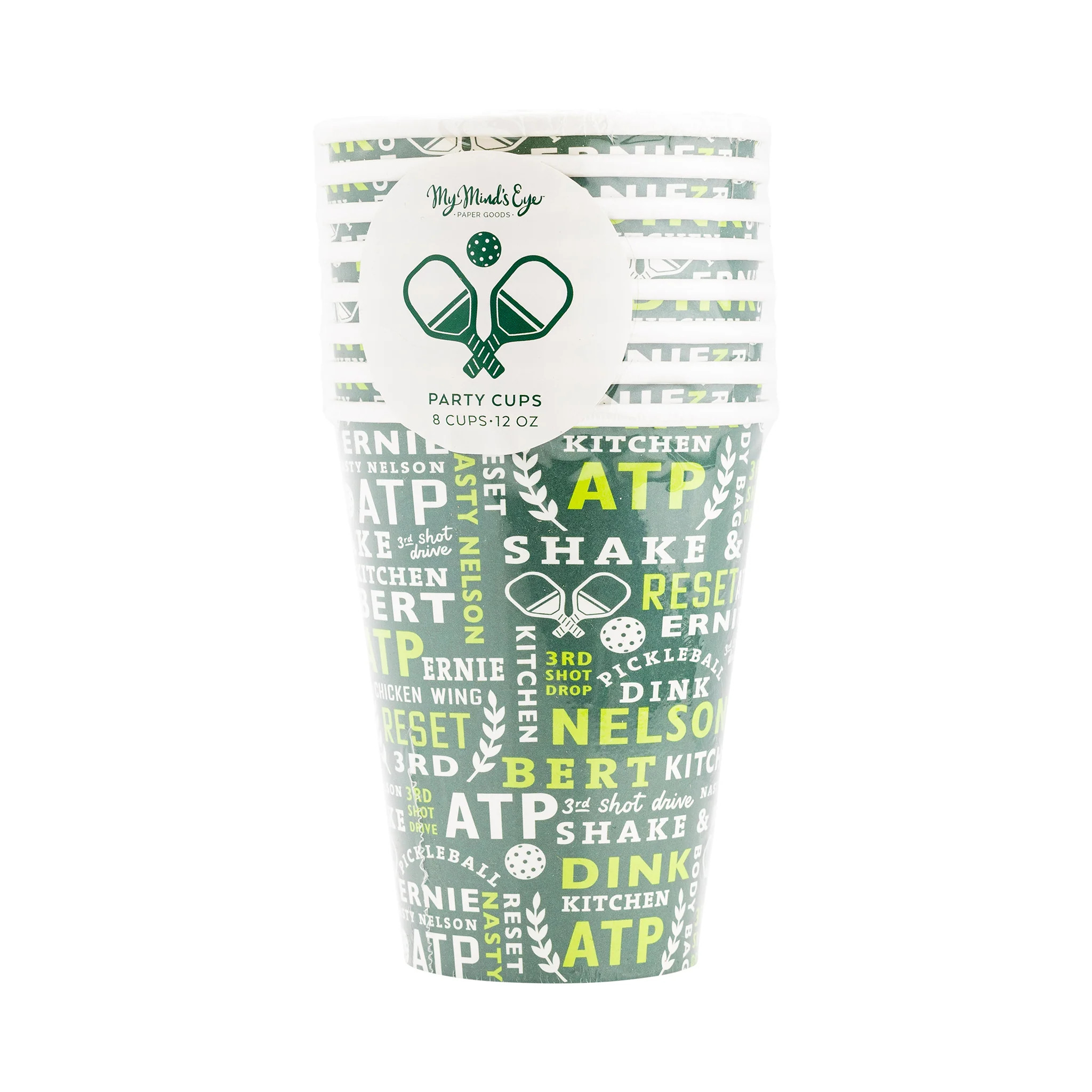 Pickleball Paper Cups | My Mind's Eye