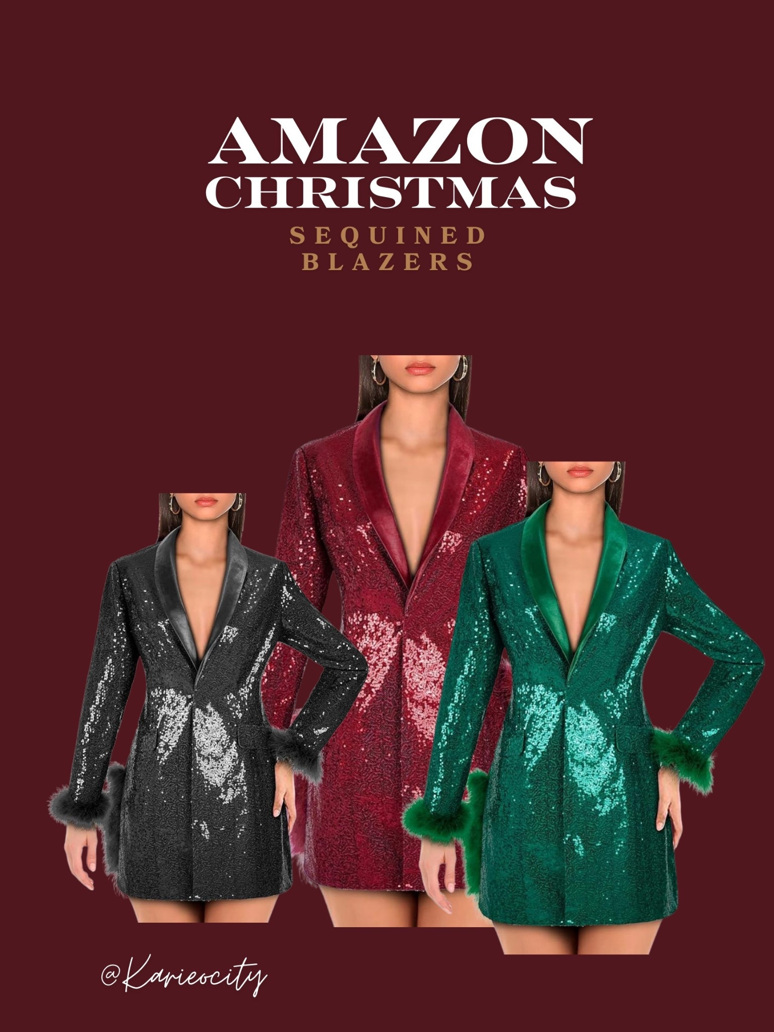 Amazon Christmas Blazers I’m loving 🤩

Amazon// Amazon Blazers// Sequined Blazers // Christmas Outfit// Christmas Party// Christmas Party Outfit // Holiday Party 

#LTKHoliday #LTKFindsUnder50