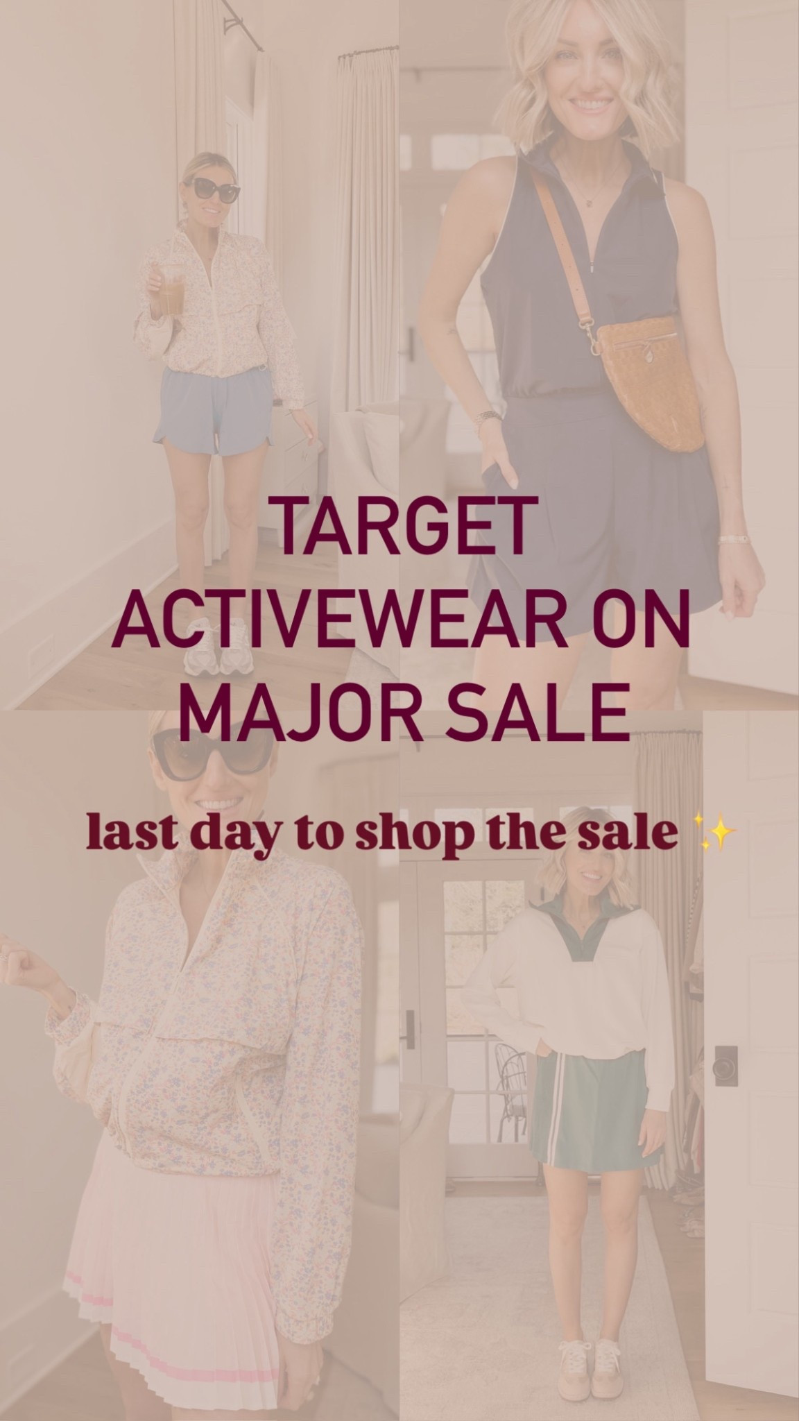 Target activewear is currently on sale! 👏🏼 Ends today! Linking several pieces I own & just some others that have caught my eye!

Loverly Grey, Target activewear, athleisure, active 

#LTKSaleAlert #LTKActive