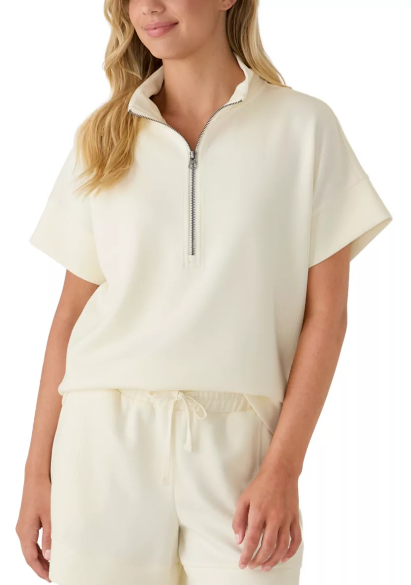 Women's Short Sleeve 1/2 Zip Pullover | Belk